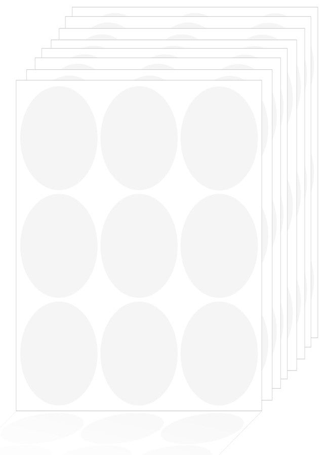 Yeachlaing 2 Inch Round Clear Seal Stickers,Transparent Envelope Mail Wafer Seal Self Adhesive Package Circle Label (1bag,288PCS) - Image 2